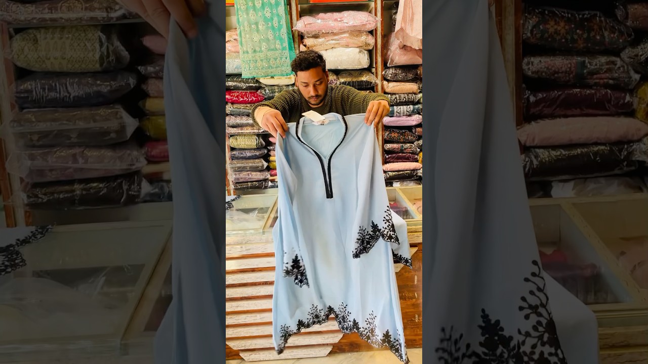 🩵beautiful Pakistani frock kurti trouser#fashion #shorts #viralvideo #kurti #trouser #suit #dress