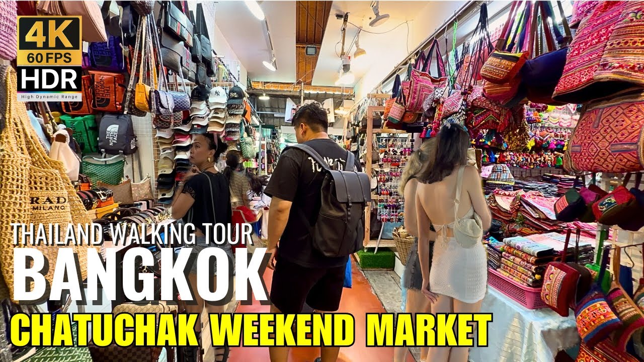 🤯 WORLD'S LARGEST Market! Chatuchak Bangkok: ULTIMATE Food & Shopping | 4K HDR