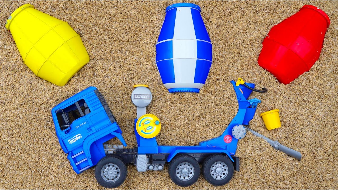 Mencari dan Merakit Mobil Mobilan Truk Molen Besar, Beko Excavator,Truk Oleng Tayo, F1, Bis Telolet