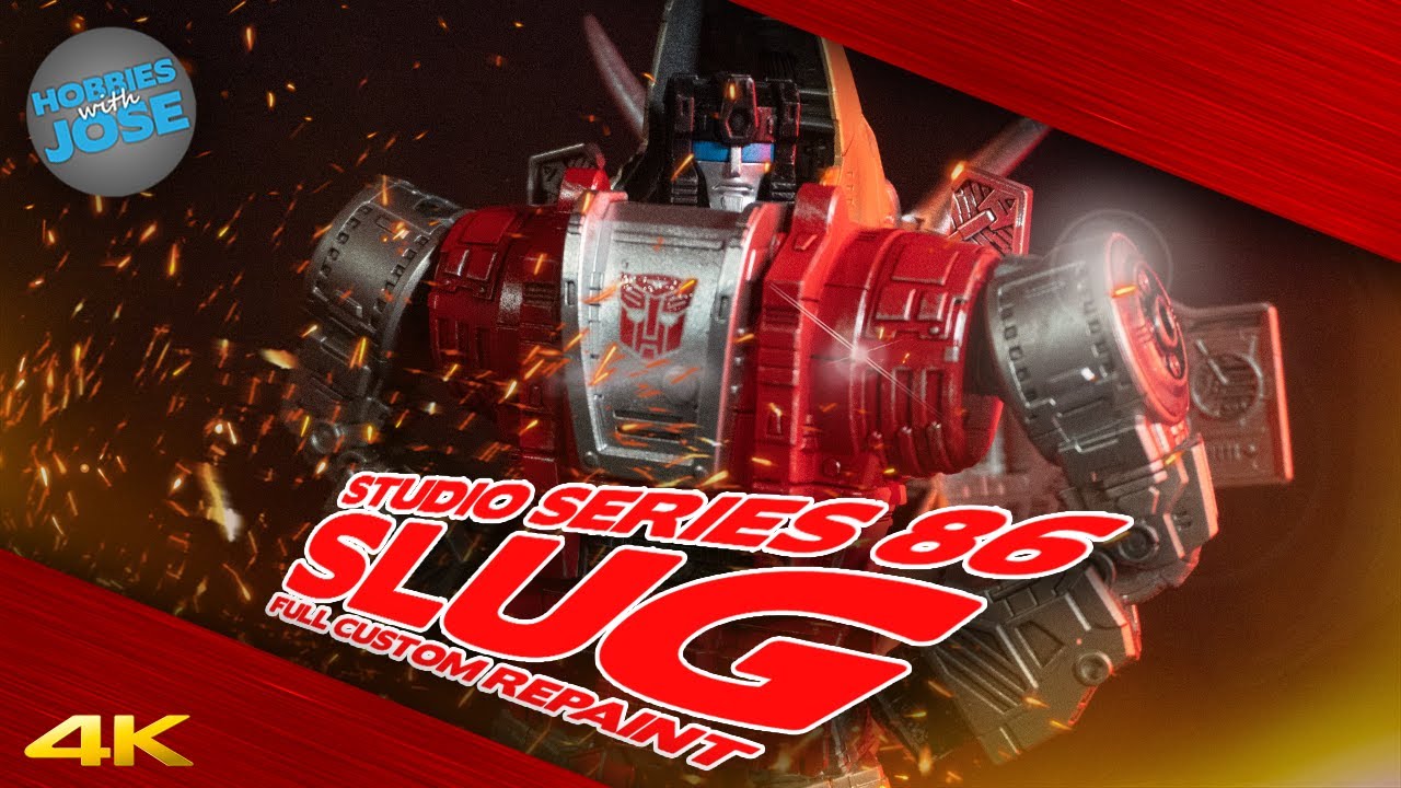 Transformers Studio Series 86 Slug Full Customization & Repaint - 4K