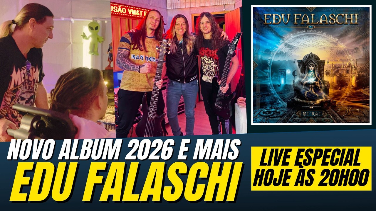 NOVO DISCO MI'RAJ COM EDU FALASCHI, FIM DA TRILOGIA E MAIS