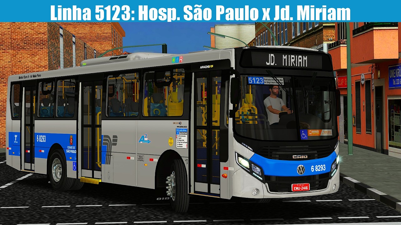 OMSI 2 | Caio Apache VIP IV - VW: 17.230 OD | Linha 5123