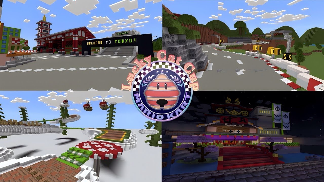Lucky Cat Cup Minecraft Mario Kart 8 Deluxe