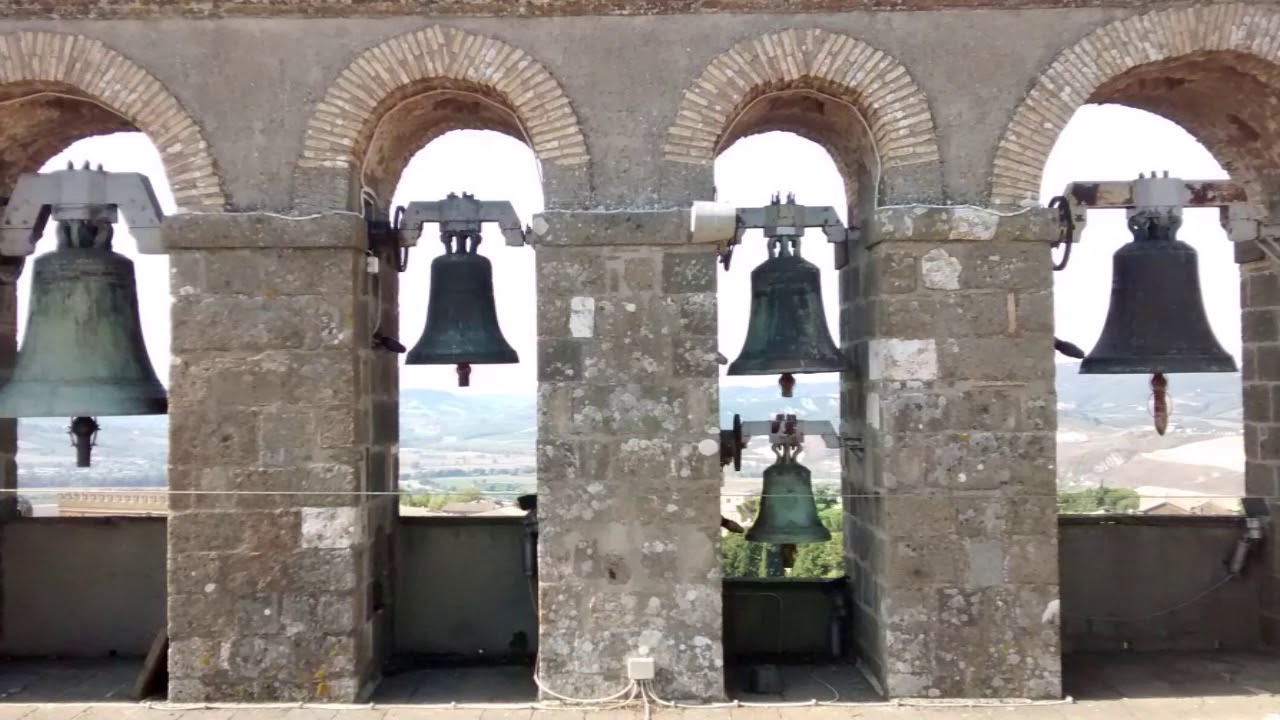 Le campane dell Cattedrale di Orvieto (TR) - Distesa Festiva dalla cella campanaria