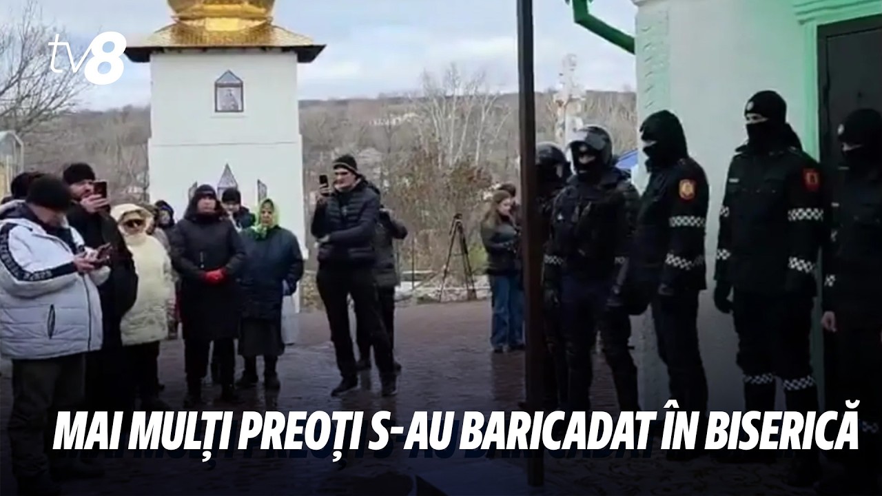 Preoți baricadați în biserică. Enoriașii nu au avut acces nici astăzi