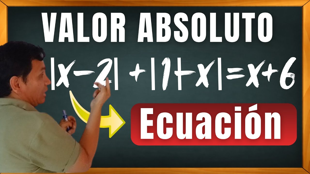 &ldquo;Ecuaci&oacute;n con valor absoluto | Ejercicio resuelto paso a paso&rdquo;
