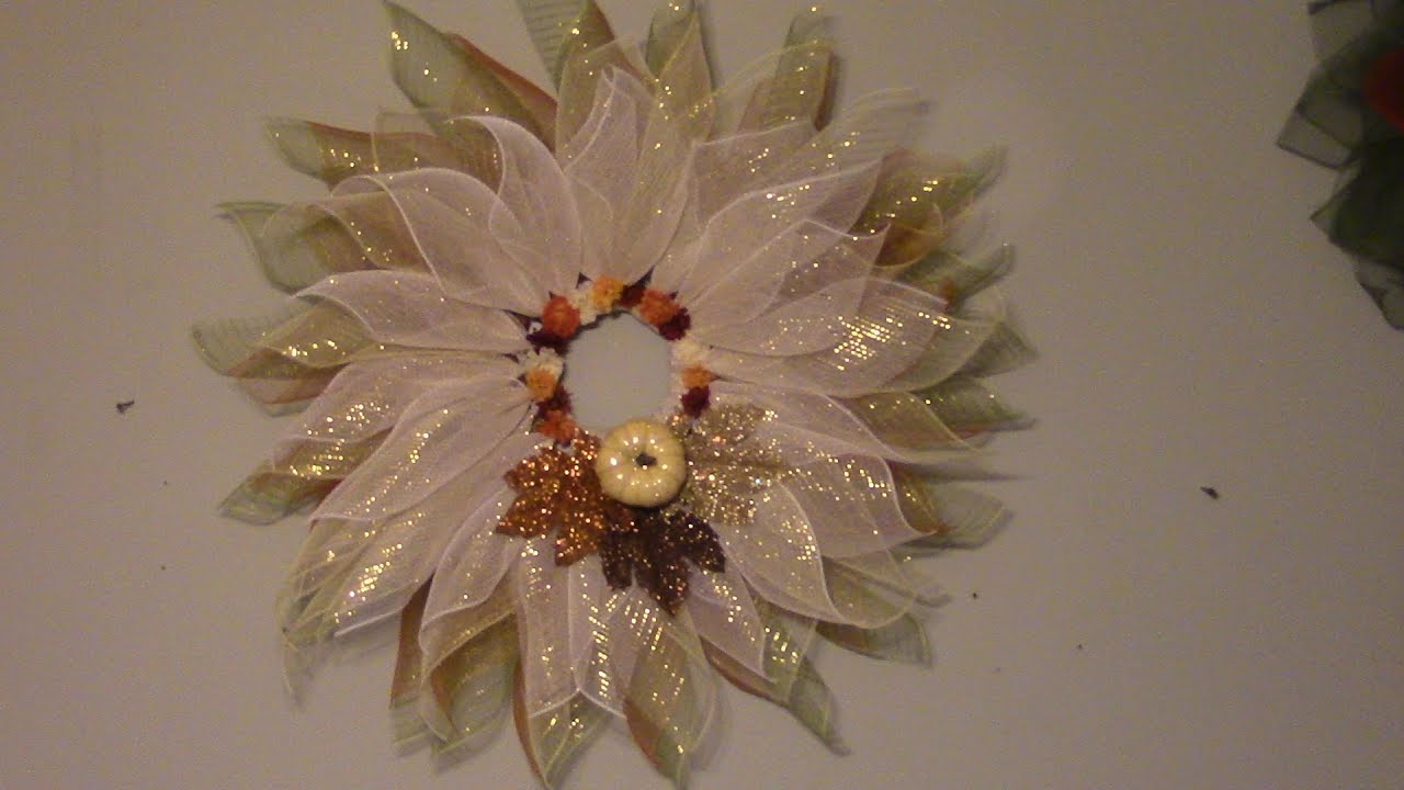 Carmen's Elegant Fall Wreath Using Only ZipTies