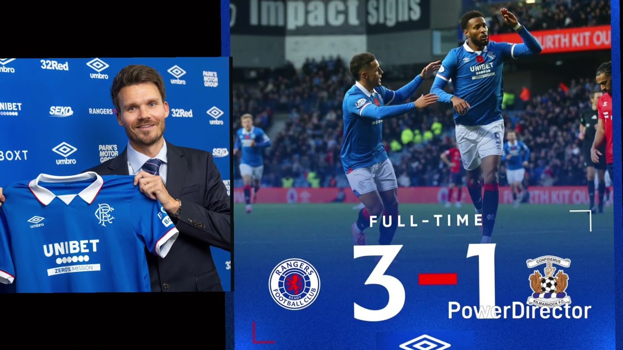 Rangers v kilmarnock 3-1 2nd half much better