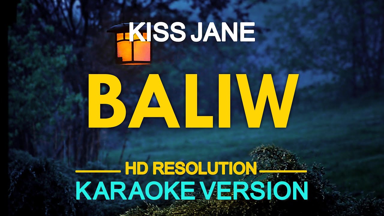 BALIW - Kiss Jane (KARAOKE Version)