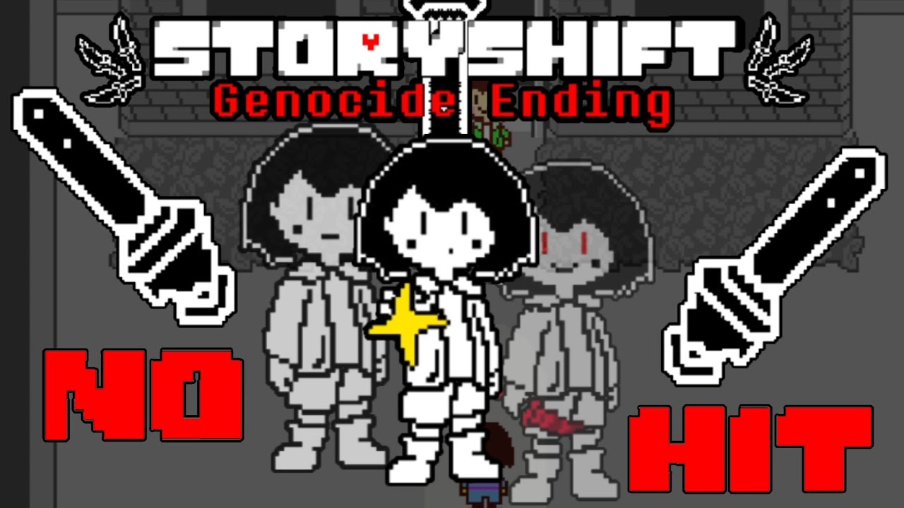 [언더테일 팬게임]스토리쉬프트 차라 노히트 Storyshift Genocide Ending NO HIT