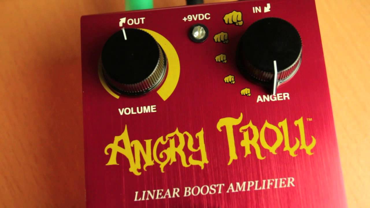 A Strings - Way Huge Angry Troll Booster Pedal Demo + Review