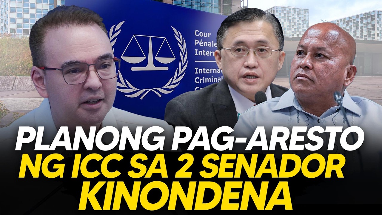 Sen. Alan Cayetano kinondena ang planong pag-aresto ng ICC kay Sen. Bato at Sen. Bong Go.