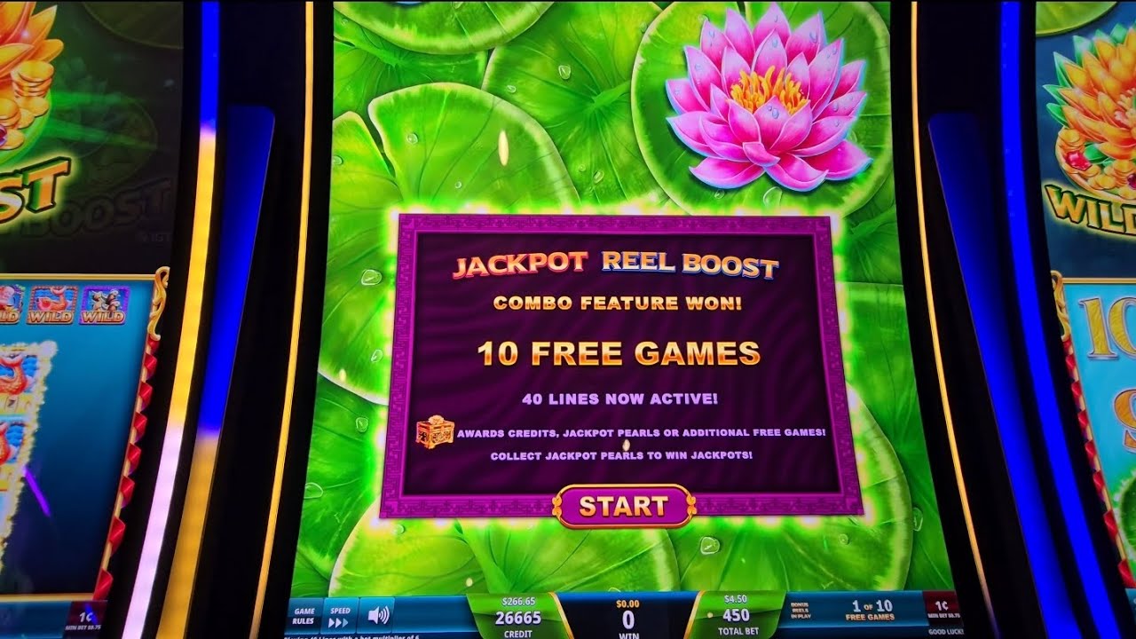 Lotus Flower Blossom Bonus Feature #slotscasinogames #gamblinggame #gambling