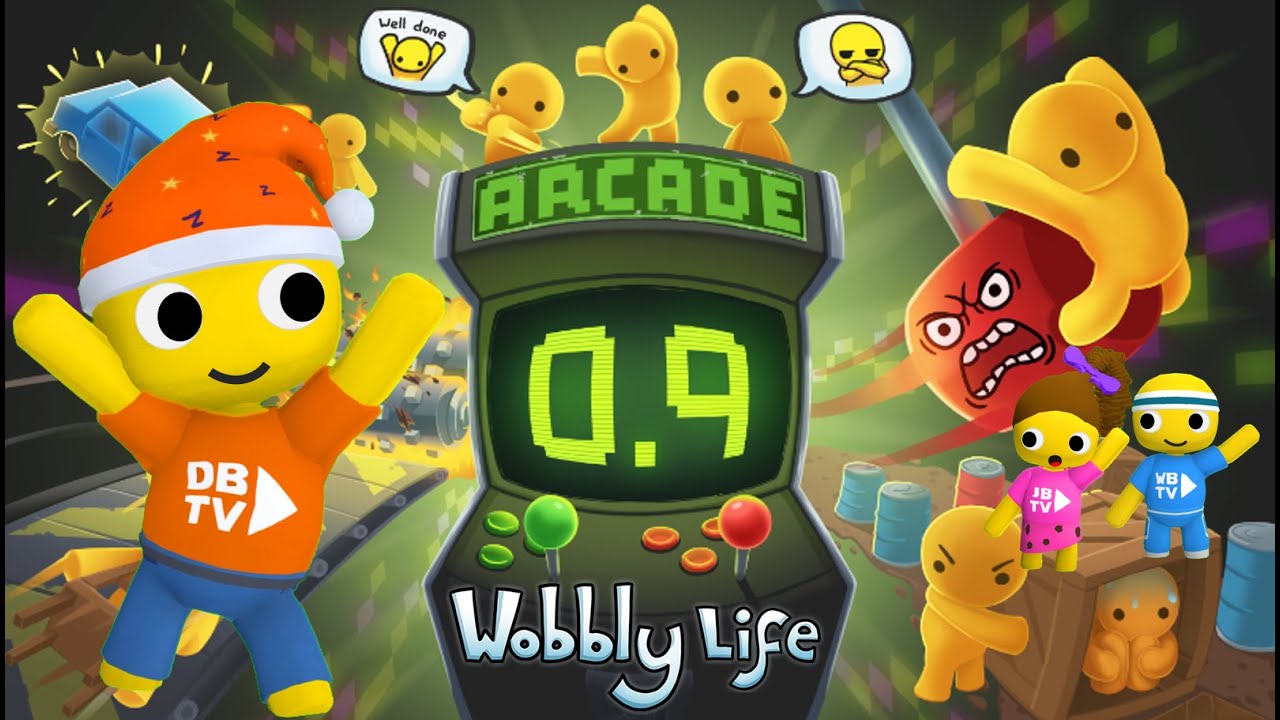 NEW UPDATE!! ARCADE MODE & 4 GAMEMODES IN WOBBLY LIFE 0.9.0