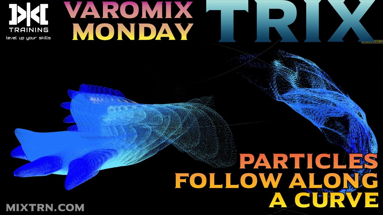 VMT 012 - HOUDINI - Particles Follow a Curve