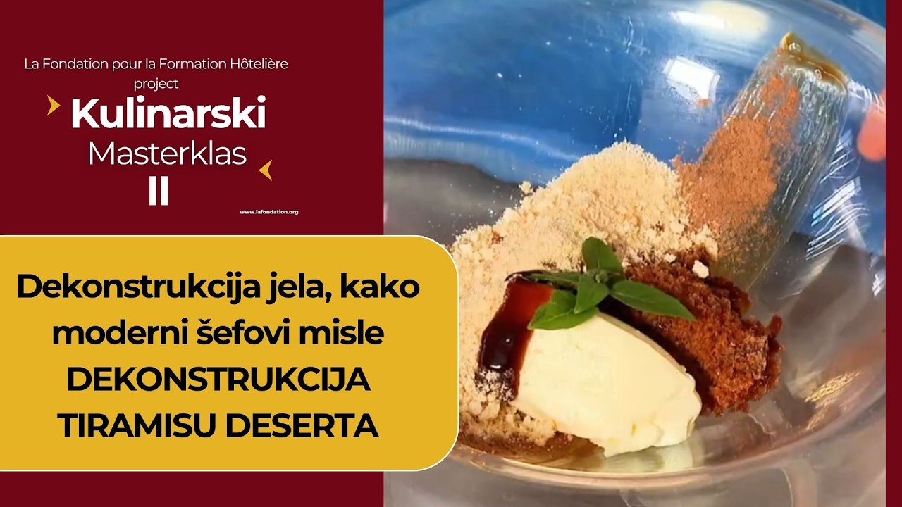 Dekonstrukcija jela ~ Kako moderni šefovi misle / Dekonstrukcija tiramisua