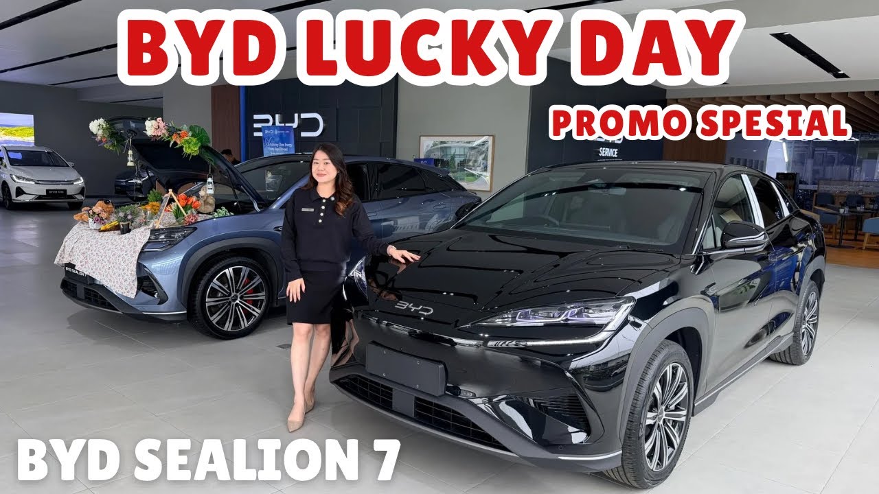 BYD LUCKY DAY ‼️ PROMO SEALION 7 | SHOWROOM EVENT 24 JANUARI 2026