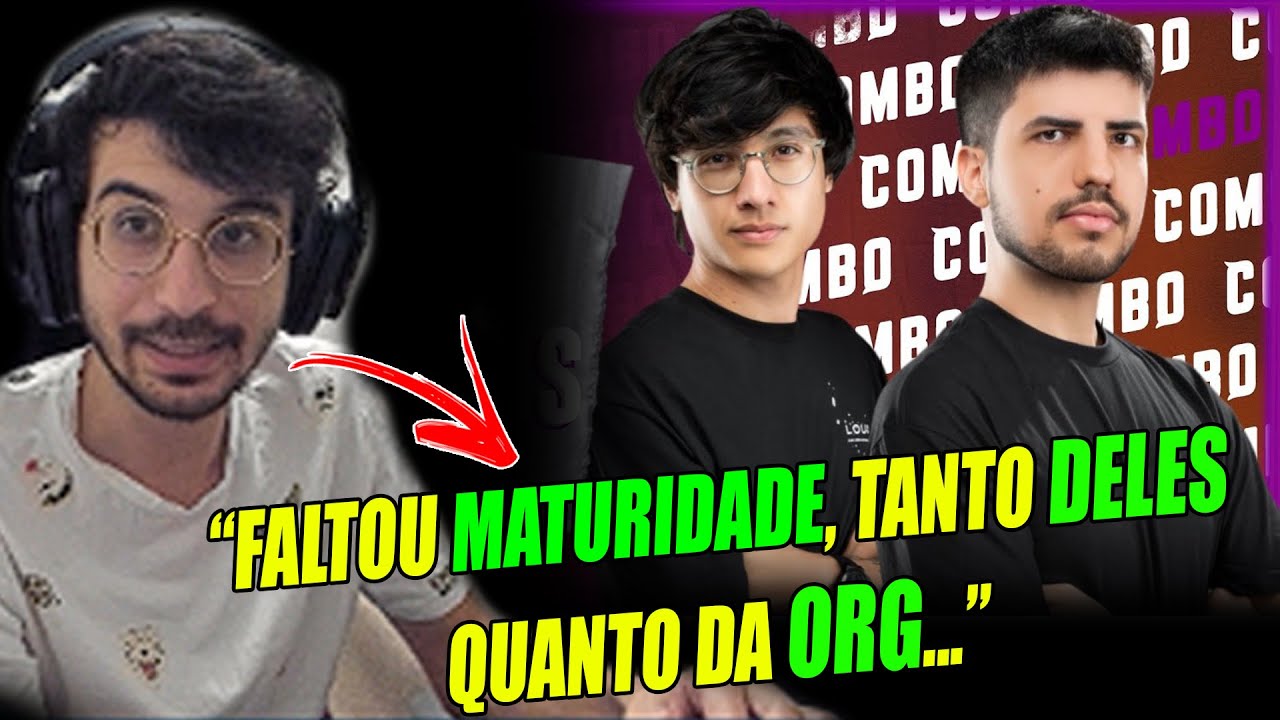 Revolta comentando sobre a Saída do Tinowns e Robô da Pain