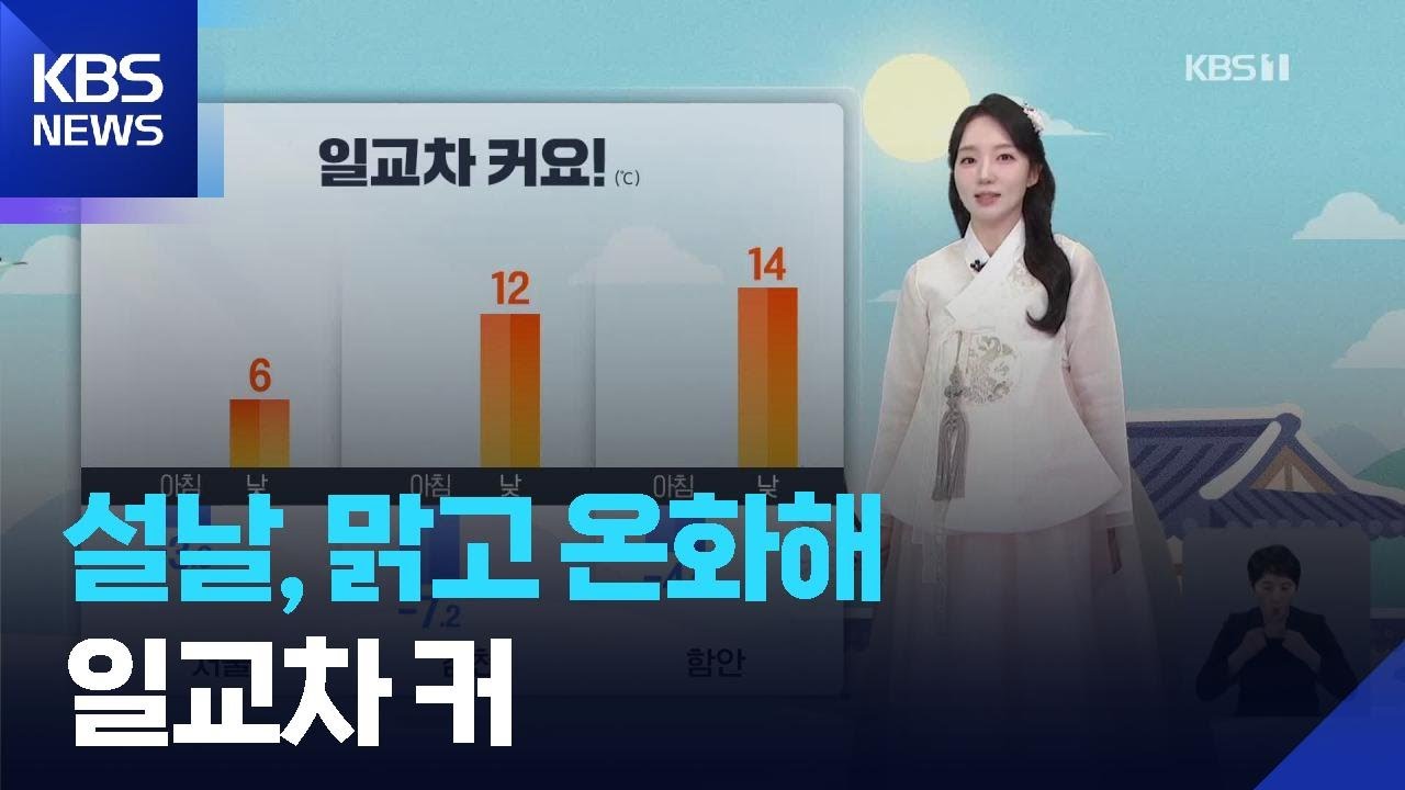 [날씨] 설날, 맑고 온화해…일교차 커 / KBS  2026.02.17.