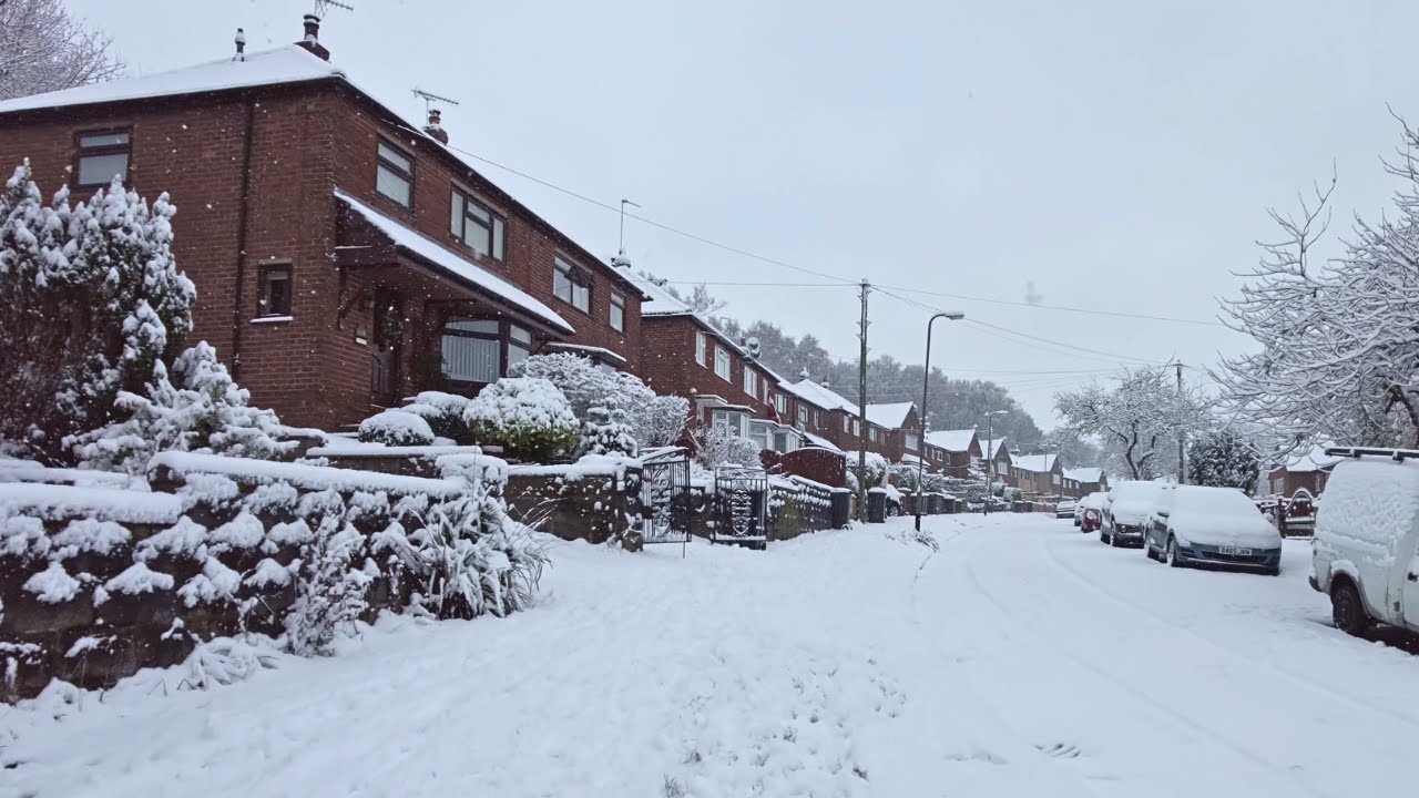 A Snowy Day in Leek – Winter Walk Through Staffordshire’s Market Town
