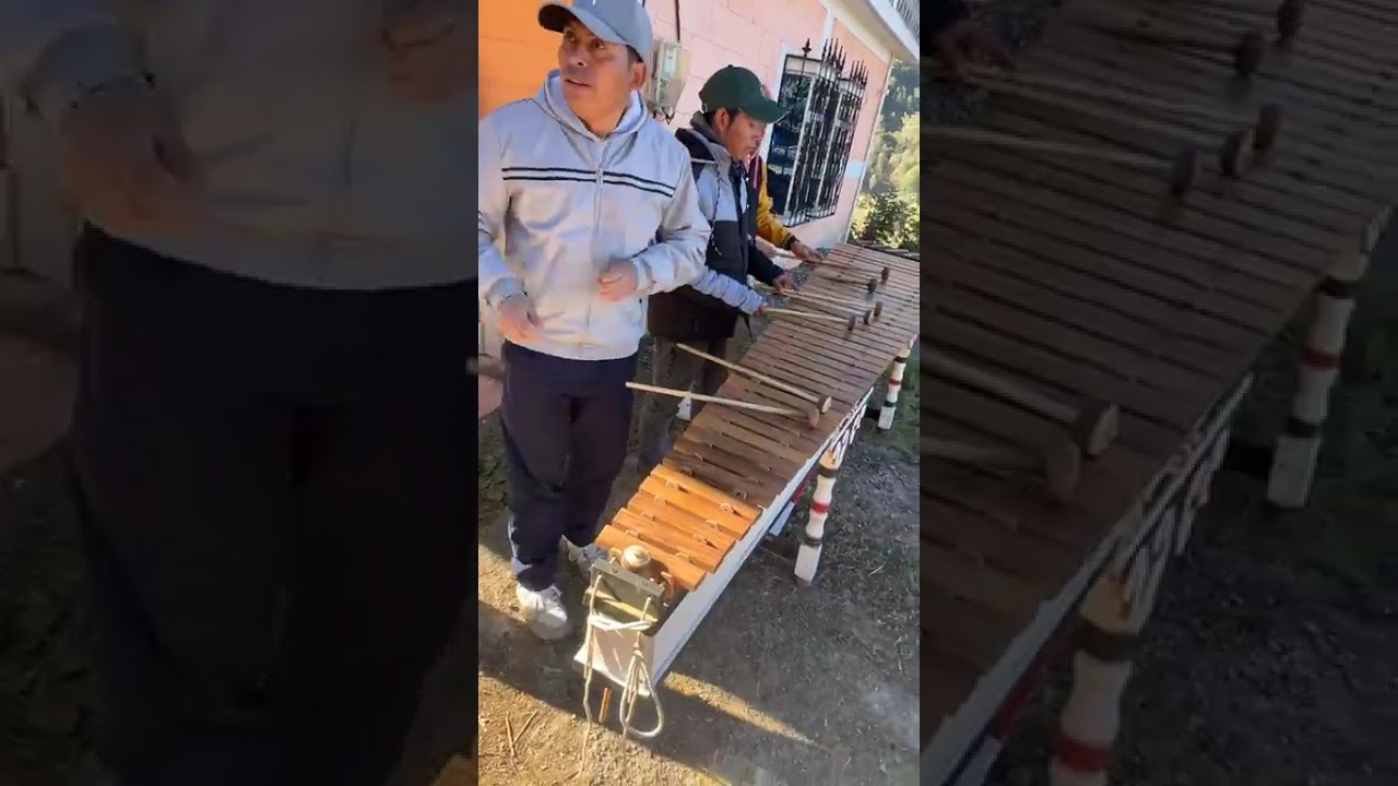 Marimba de san Sebastián H. con los mejores sones en Todos Santos cuchumatan de año 2026￼