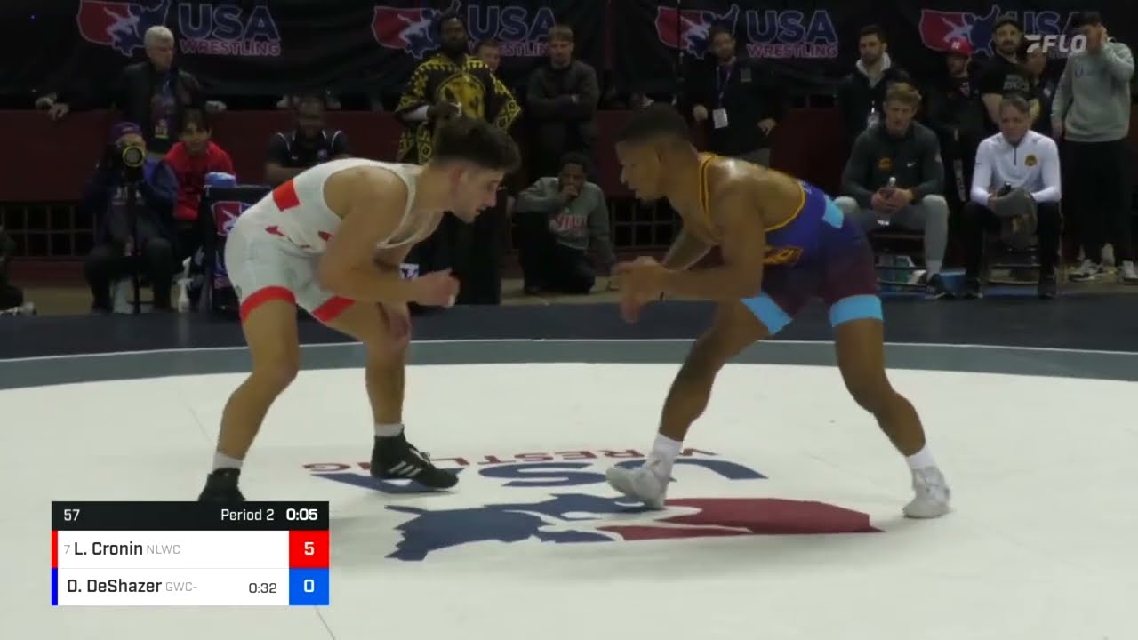 2023 Senior Nationals: Liam Cronin vs Daniel DeShazer: 57 KG 3rd Place Bout