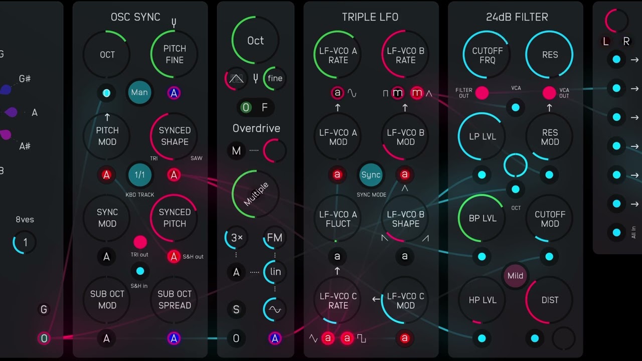 Hordijk 24dB Filter Demo