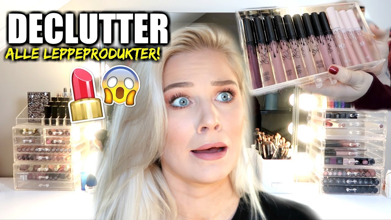 Rydder i sminken del 2 - Alle mine leppeprodukter!