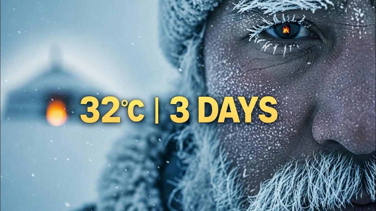 72 Hours in -32°C Mongolia Building Yurt & Surviving Brutal Cold Alone | Stay in 3 Days| Gangal life