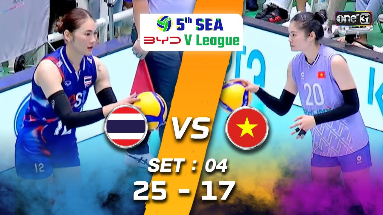 Thailand 🇹🇭 vs Vietnam 🇻🇳 | Highlight (SET 4) | 3 ส.ค. 68 | SEA V.League
