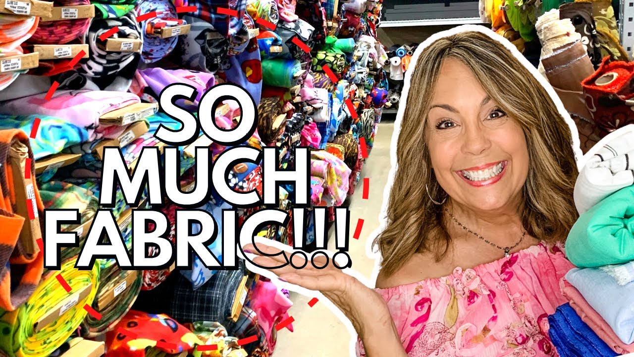 HUGE FABRIC WAREHOUSE ~ Inside SR HARRIS with  SHOPPING Tips