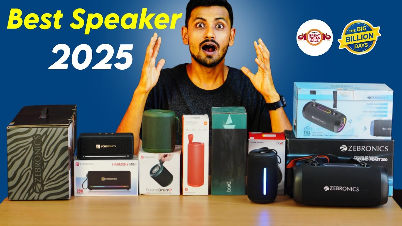 TOP 7⚡ Best Bluetooth Speaker in 2025 India ⚡Best Speaker Under ₹2000, 2500 🔊🔥