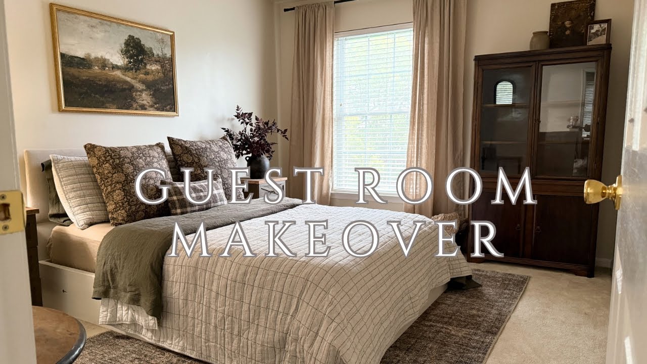 Guest Room Makeover | Thrifted Home Decor