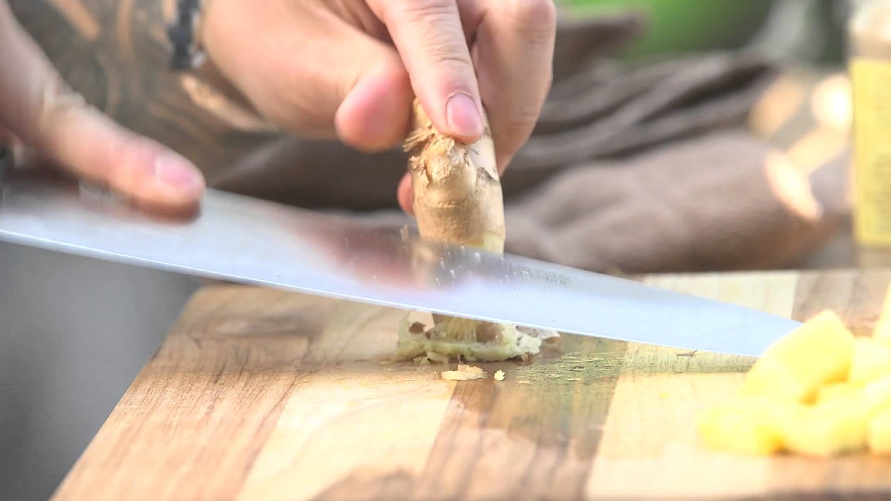 Fast and Easy Ginger Peeling Hack | Real Girls Kitchen  | Ora.TV