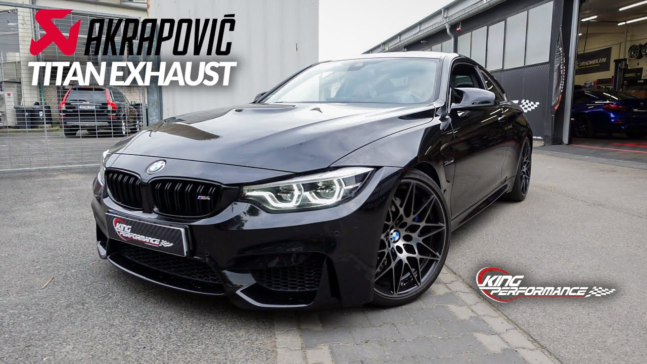 Legal ECE AKRAPOVIC SLIPON TITANIUM Abgasanlage passend für BMW M4 F82 F83 Competition mit OPF 2018