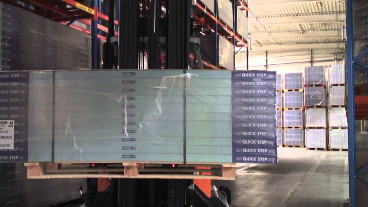 Automated Guided Vehicle system (AGV) with STILL FM-X at Unilin by Dematic NV