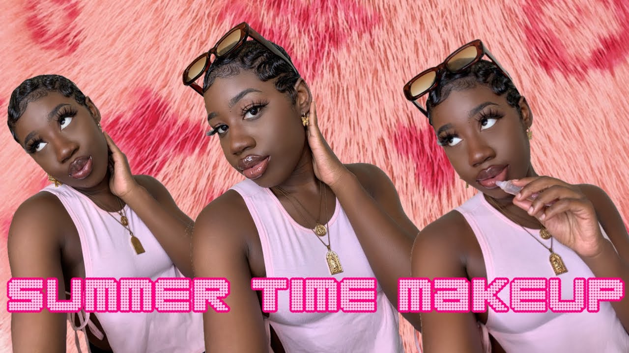 SUMMER MAKEUP FOR DARKSKIN | SWEATPROOF | BEGINNER FRIENDLY
