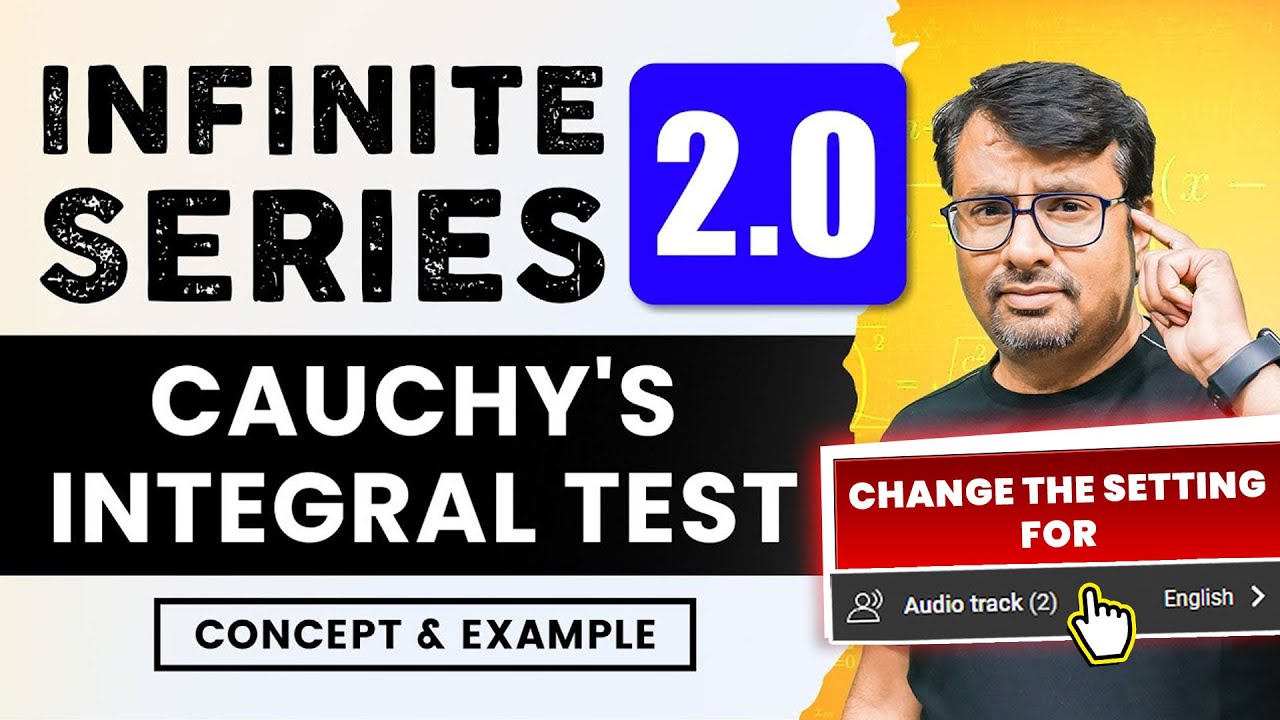 Infinite Series - Cauchy's Integral Test for Convergence of Infinite Series | By Gp sir