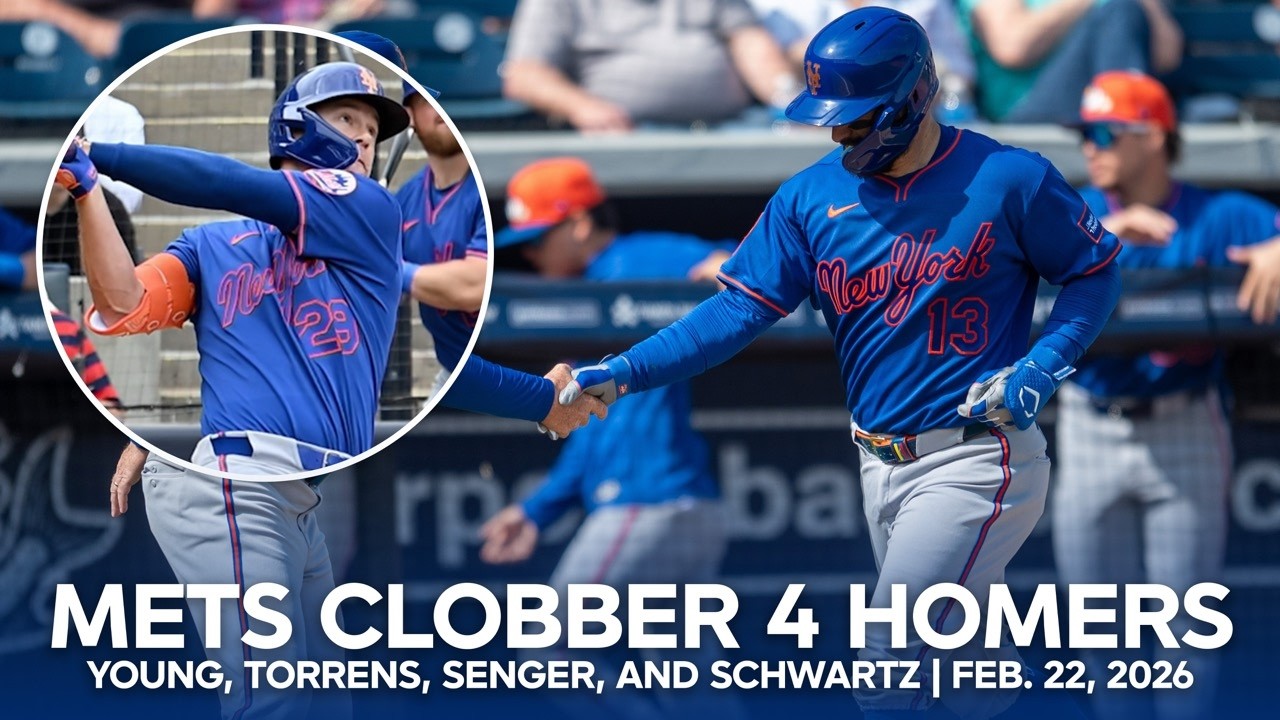 New York Mets Hit FOUR Home Runs in Spring Training Game!