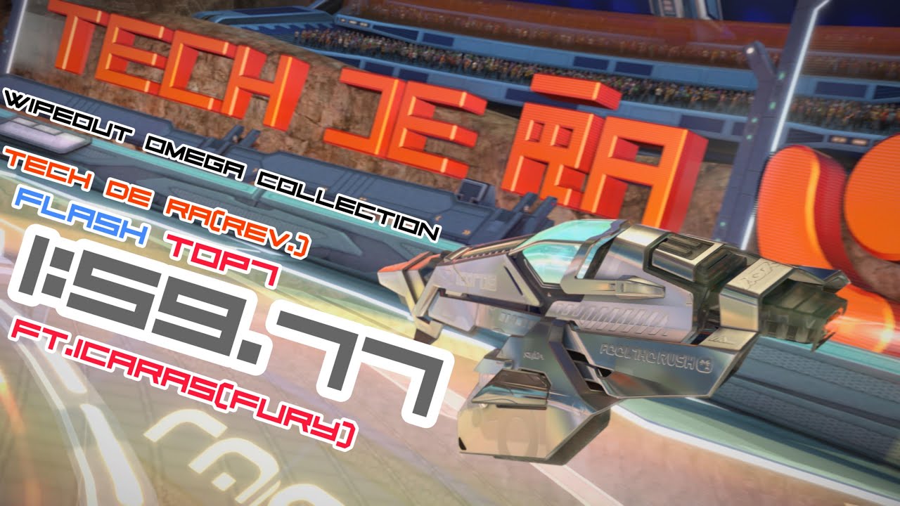 Wipeout omega collection Time trial Tech de ra Reverse Flash class 1:59.77
