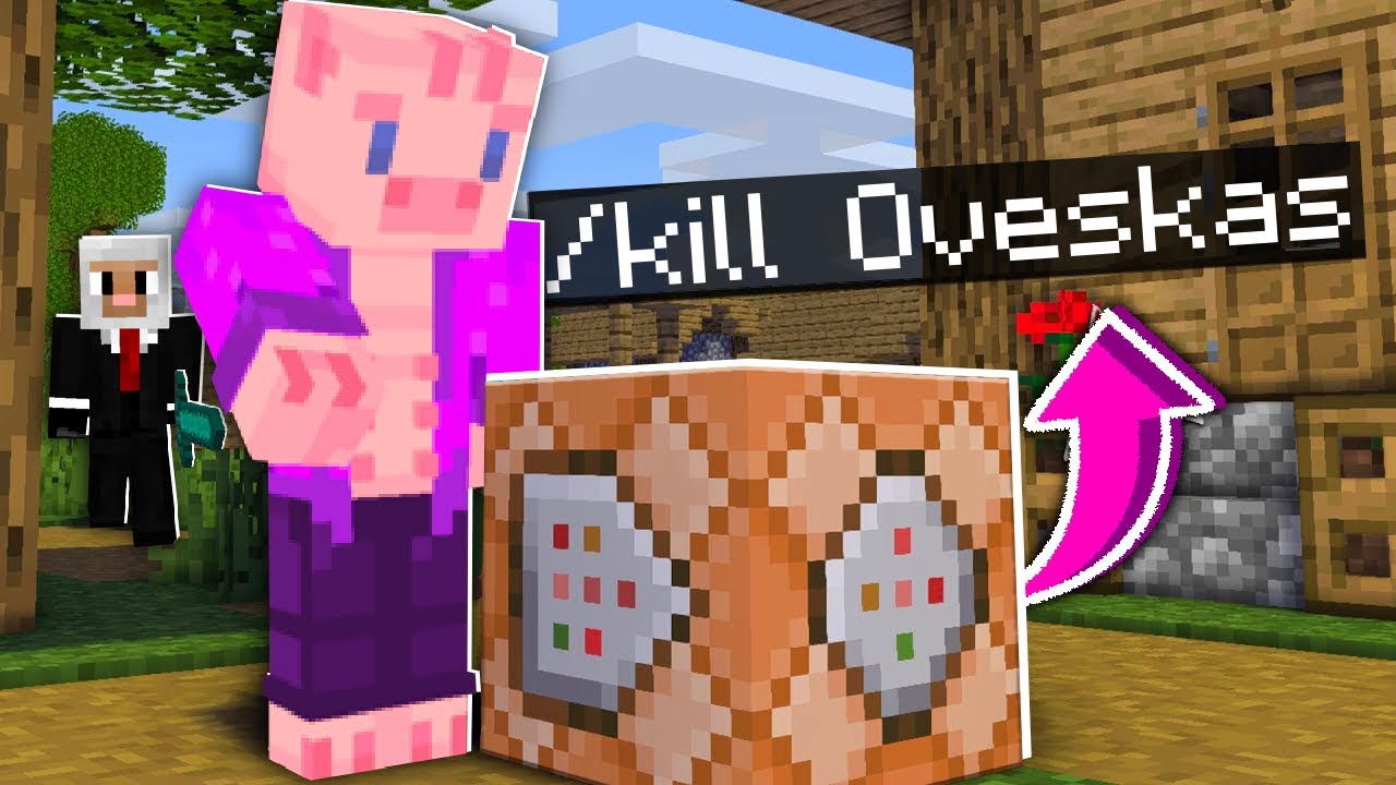 Minecraft Manhunt, ale TAJNĚ používám COMMAND BLOCK... @Oveskas