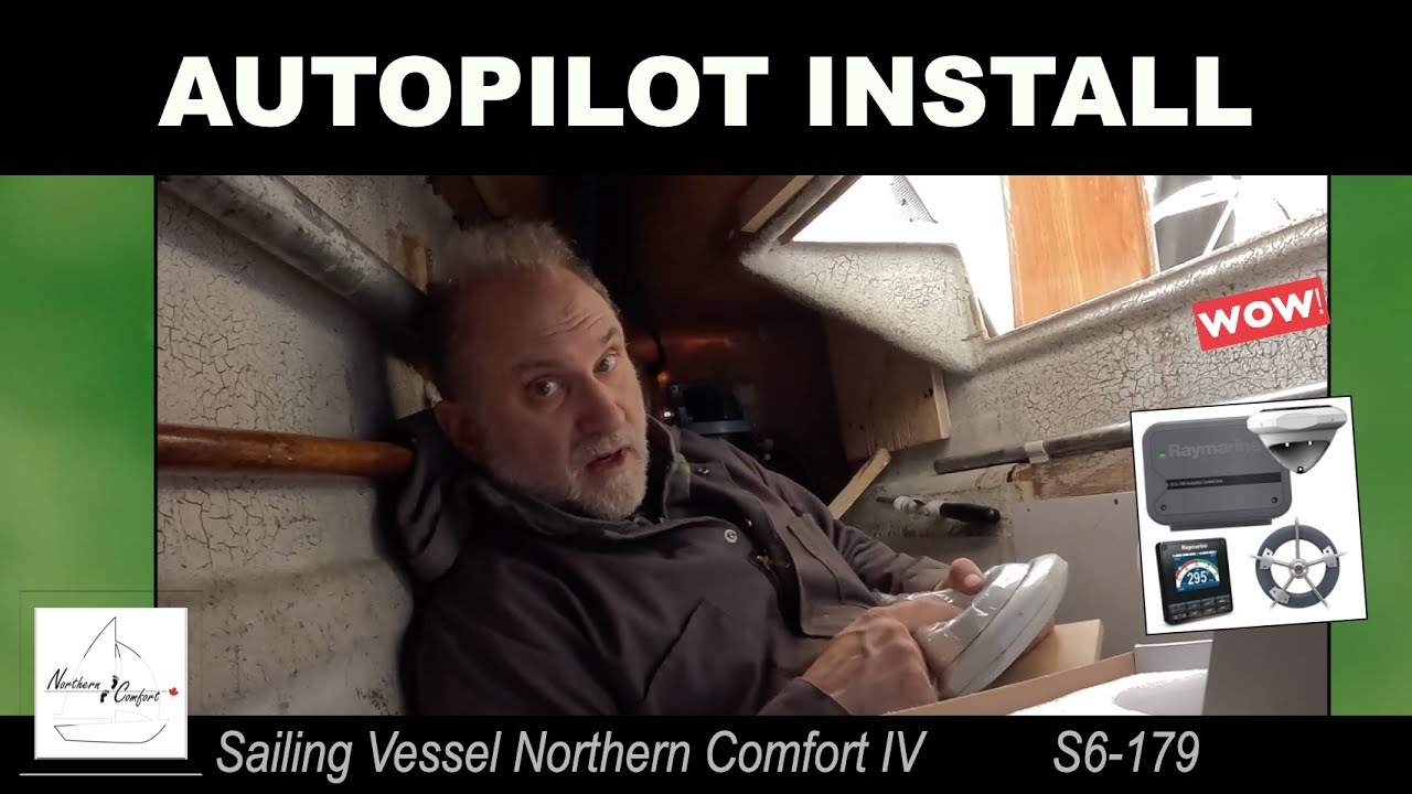 Ep179  Raymarine Wheel Pilot Installation