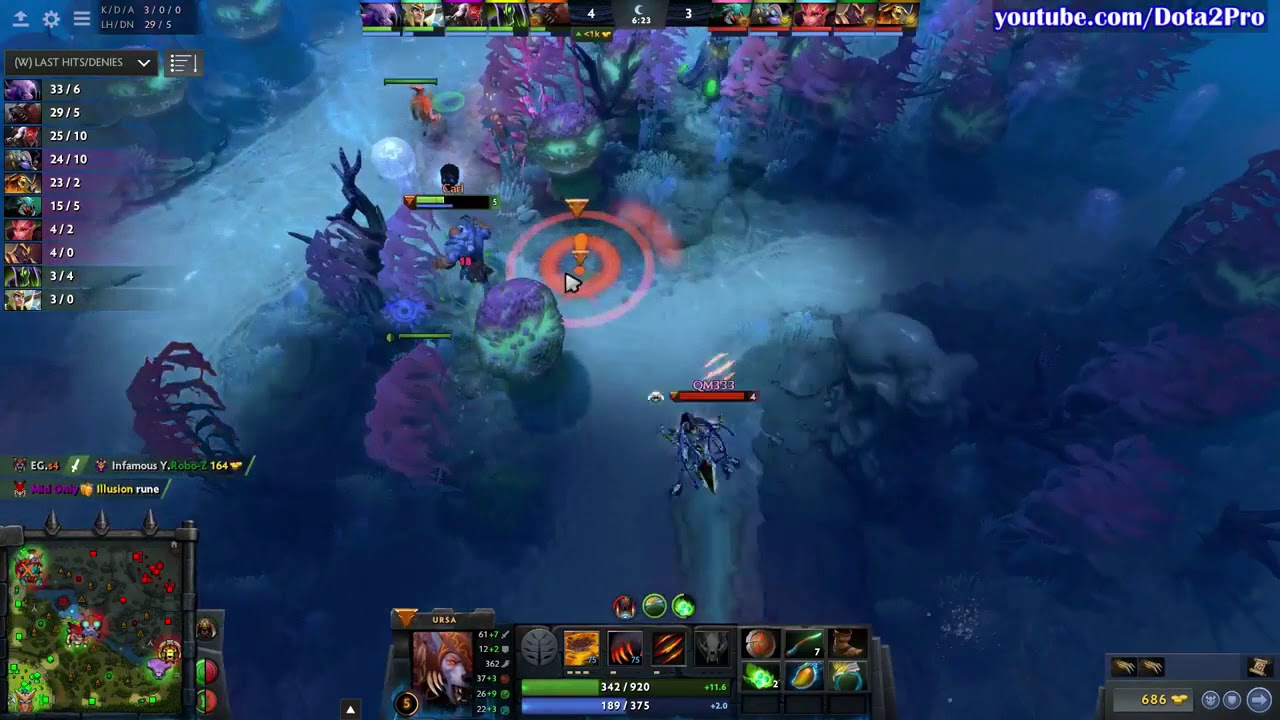 DOTA 2 GAMEPLAY-URSA GAMEPLAY-BY PROGAMER