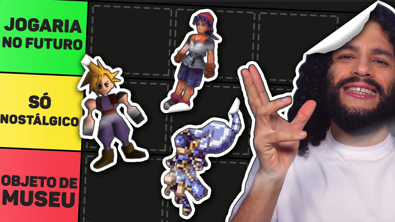 12 RPGs clássicos do PS1 que envelheceram BEM e MAL | Tier List