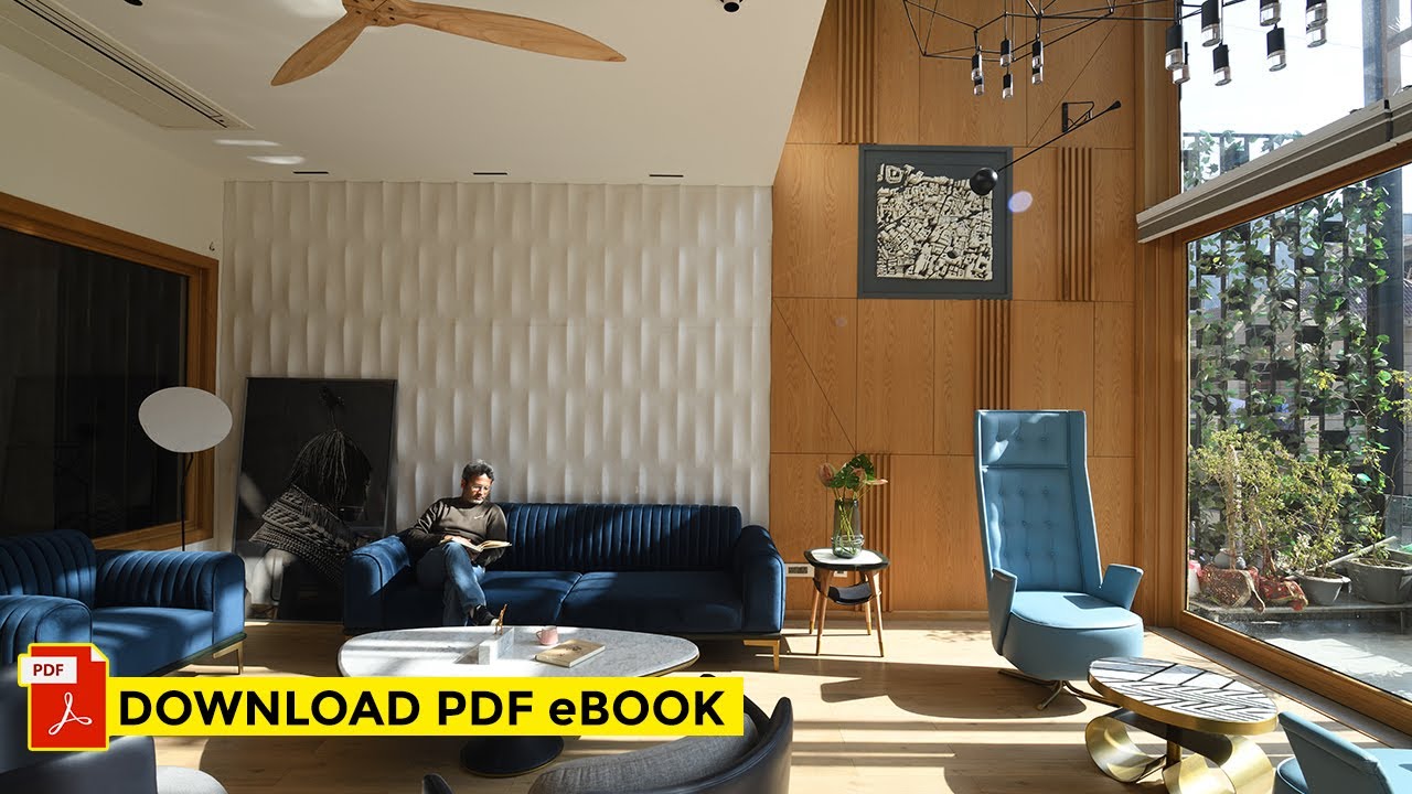 3,000 sq.ft Screen House in New Delhi by Spaces Architects @ KA (Home Tour).