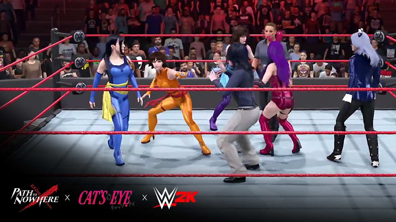 Cat's Eye vs The Fox and Rabbit | Tornado Tag Match | Path to Nowhere x Cat's Eye x WWE2K25
