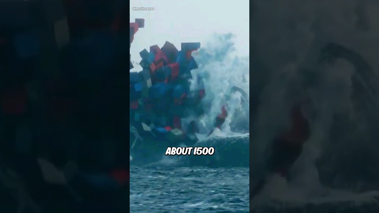 What happens if a container falls into the sea? #lose