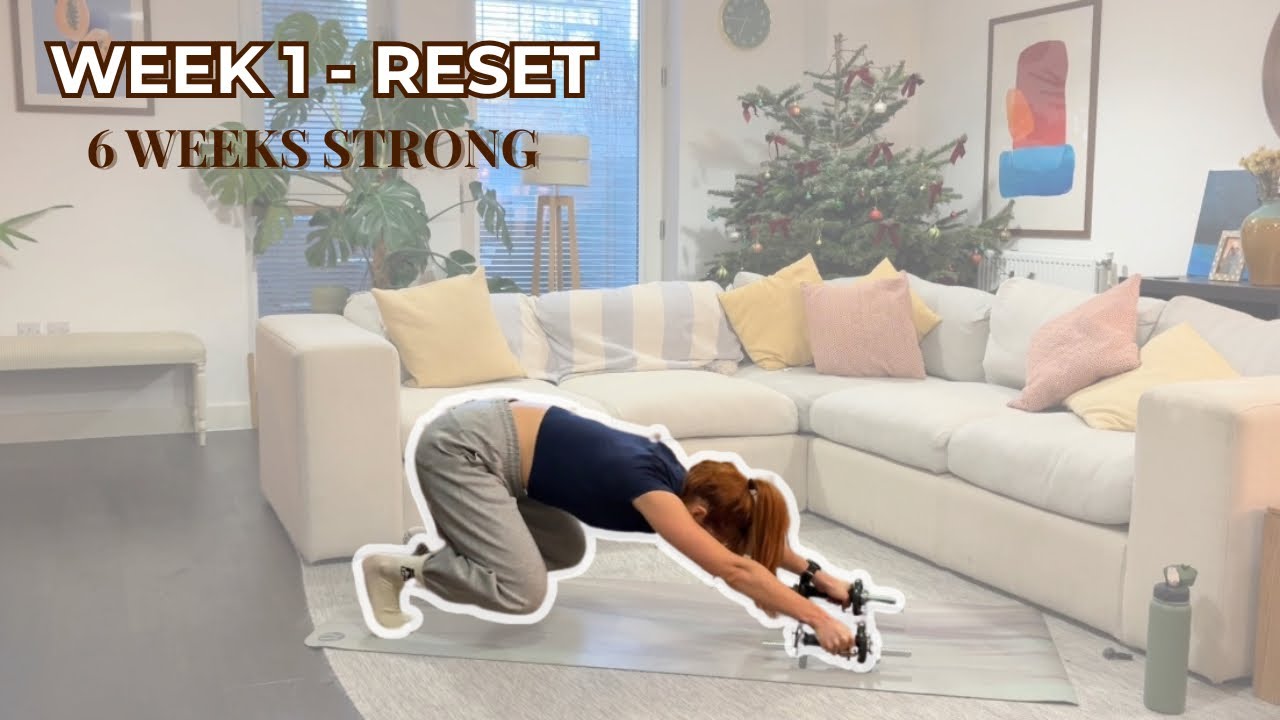 WEEK 1: RESET | 45-Min Full Body Pilates Workout for Strength & Reset — 6 Weeks Strong