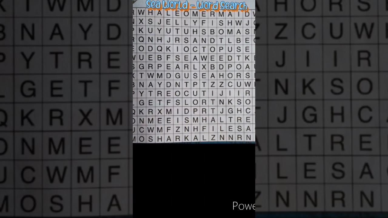Impossible Words Search CHALLENGE!(Hidden Words) 