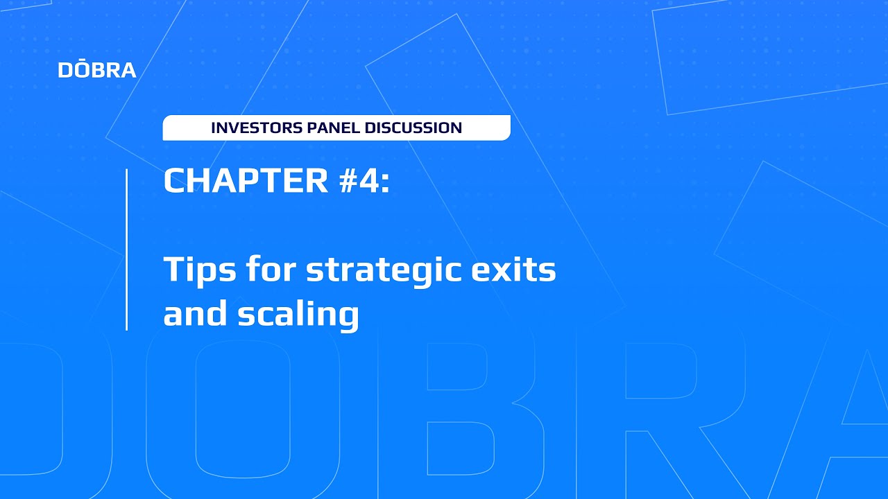 Tips for strategic exits and scaling